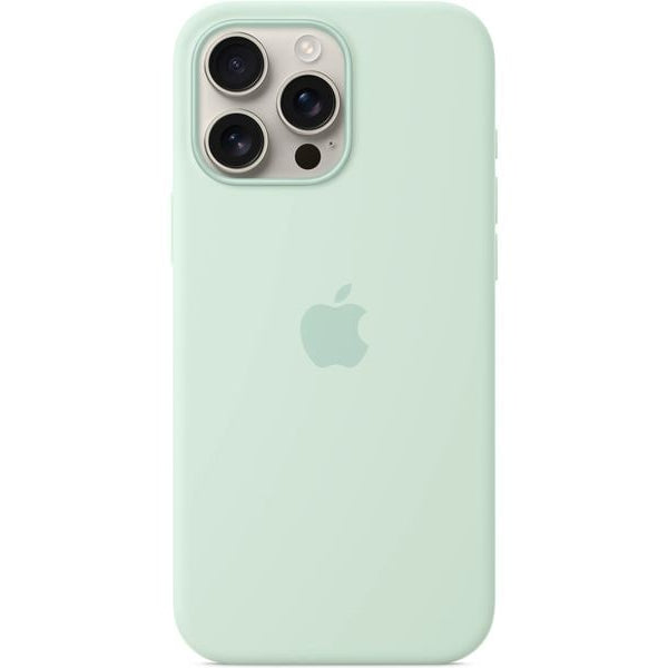 Apple Silicone Case mit MagSafe iPhone 16 Pro Max Aquamarine