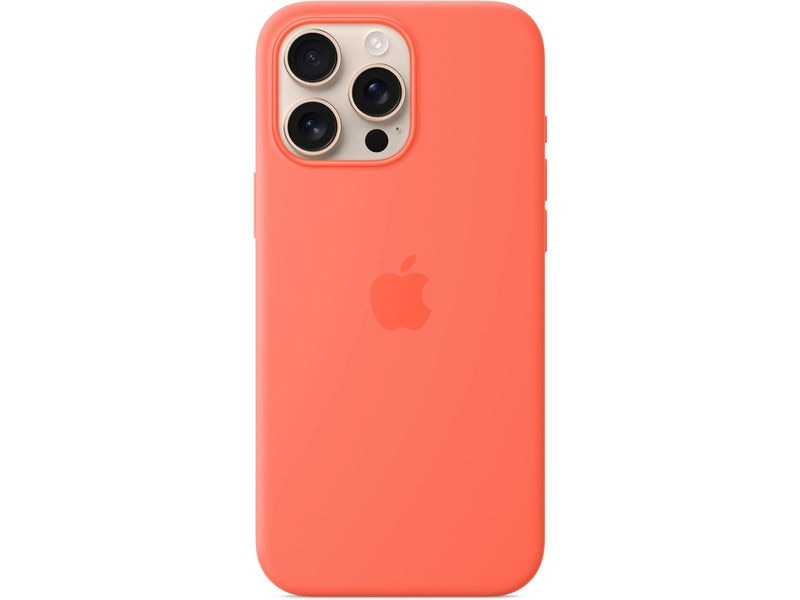Apple Silicone Case mit MagSafe iPhone 16 Pro Max Tangerine