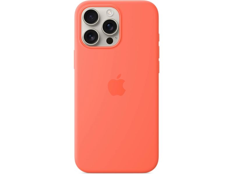 Apple Silicone Case mit MagSafe iPhone 16 Pro Max Tangerine