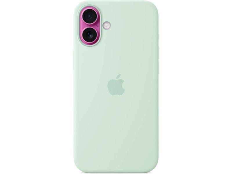 Apple Silicone Case mit MagSafe iPhone 16 Plus Aquamarine