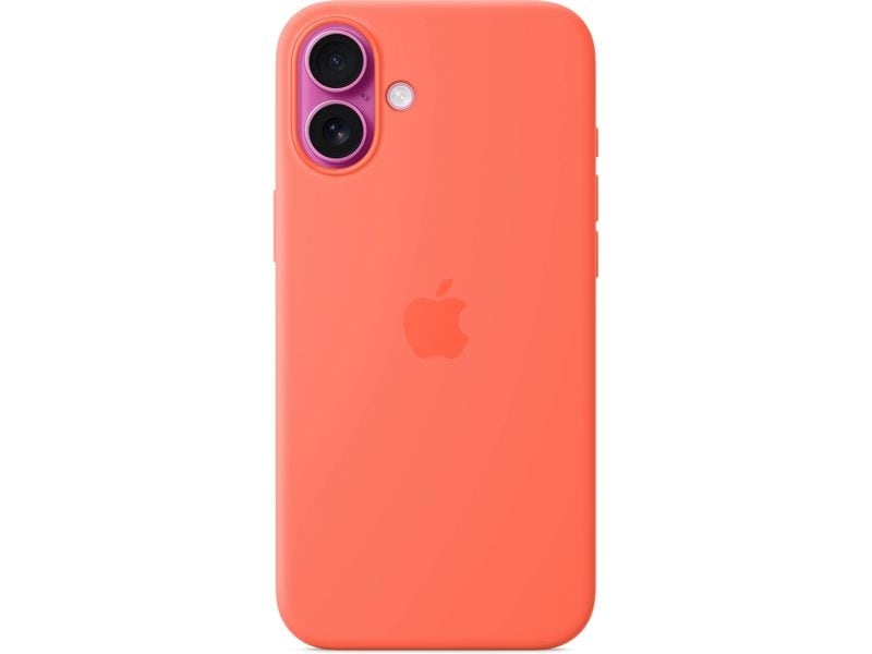 Apple Silicone Case mit MagSafe iPhone 16 Plus Tangerine