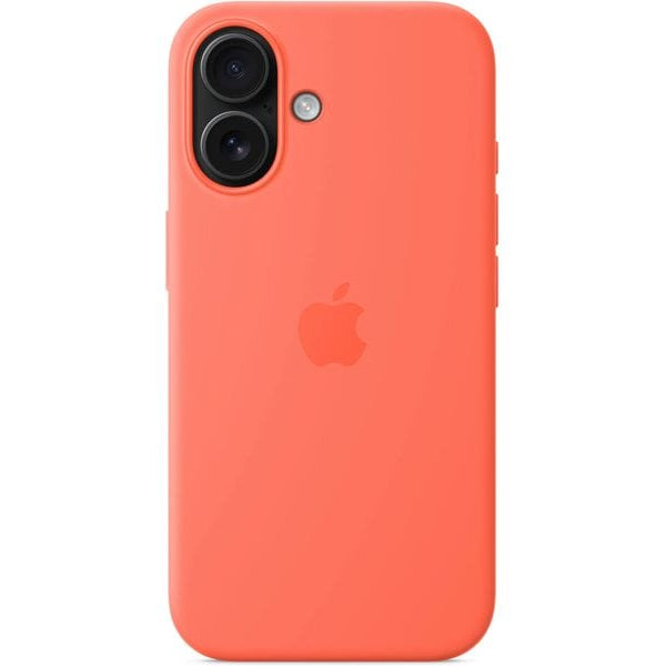 Apple Silicone Case mit MagSafe iPhone 16 Tangerine