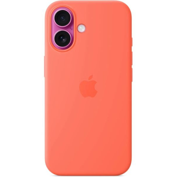 Apple Silicone Case mit MagSafe iPhone 16 Tangerine