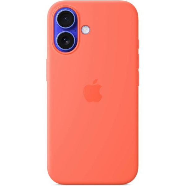 Apple Silicone Case mit MagSafe iPhone 16 Tangerine