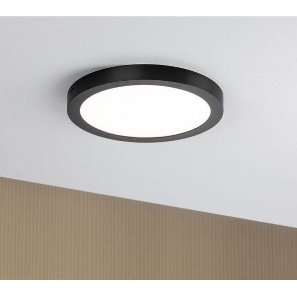 Paulmann LED Panel Abia rund 300 mm Schwarz