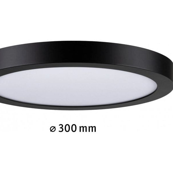 Paulmann LED Panel Abia rund 300 mm Schwarz
