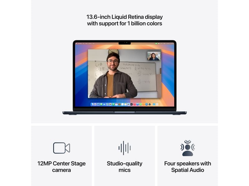 Apple MacBook Air 13" 2025 M4 10C GPU / 16 GB / 1 TB Midnight