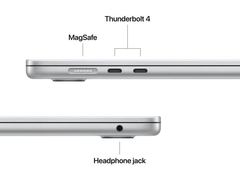Apple MacBook Air 15" 2025 M4 10C GPU / 16 GB / 1 TB Silber