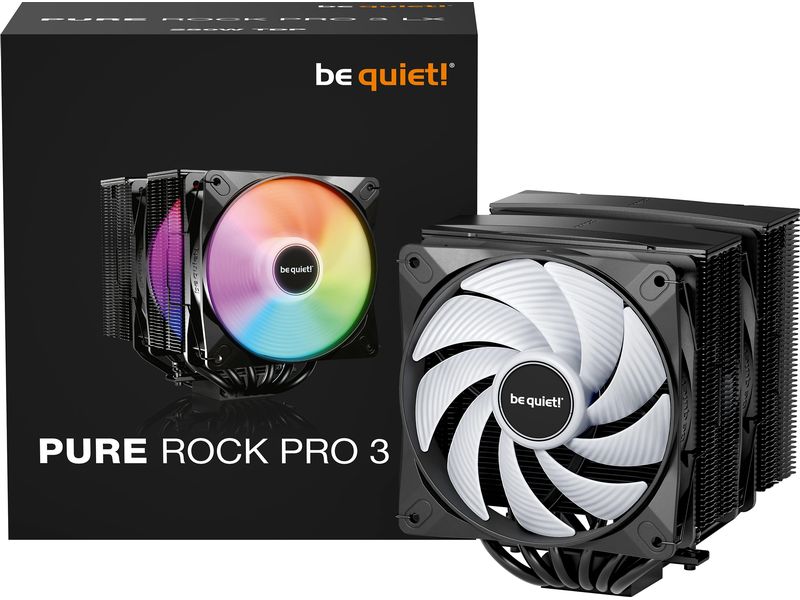 be quiet! CPU-Kühler Pure Rock Pro 3 LX Schwarz