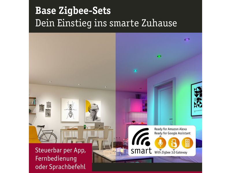 Paulmann Einbauleuchte Base Zigbee 3.0