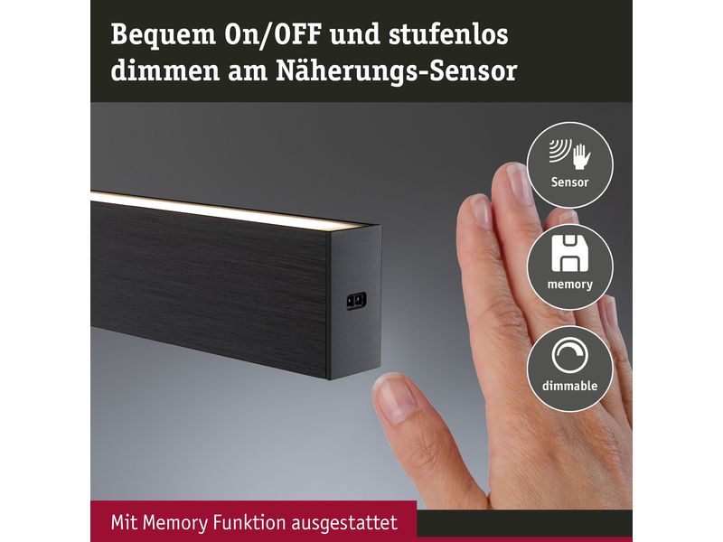 Paulmann Pendelleuchte LED Touchless Sensor Aptare Schwarz
