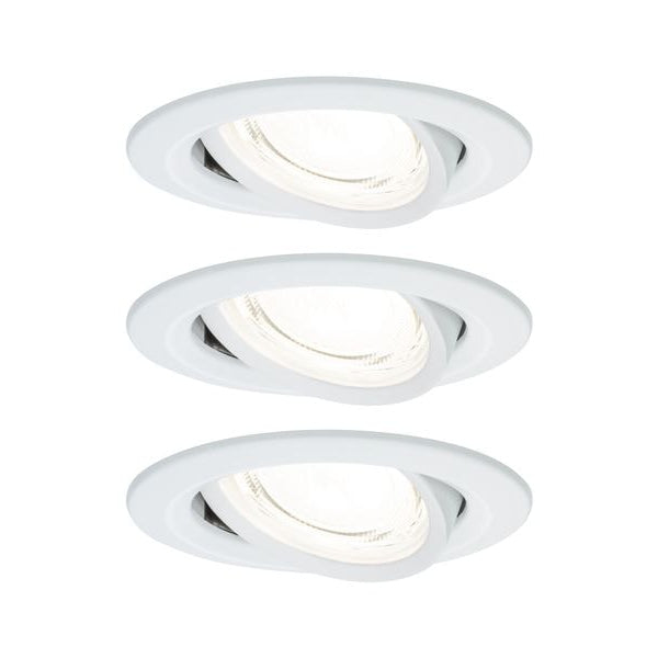Paulmann Einbauleuchte LED Nova Plus 3-Set Weiss
