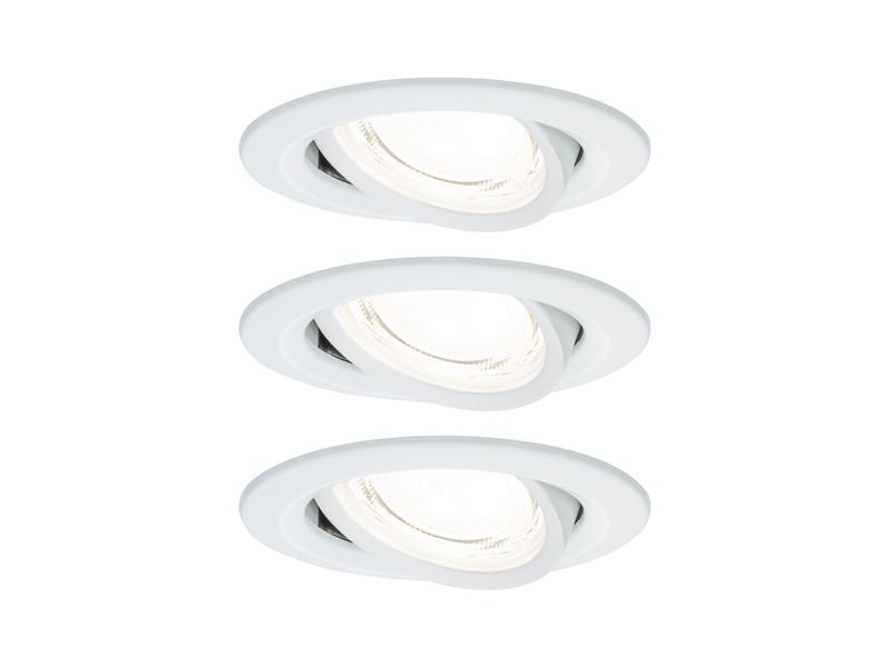 Paulmann Einbauleuchte LED Nova Plus 3-Set Weiss
