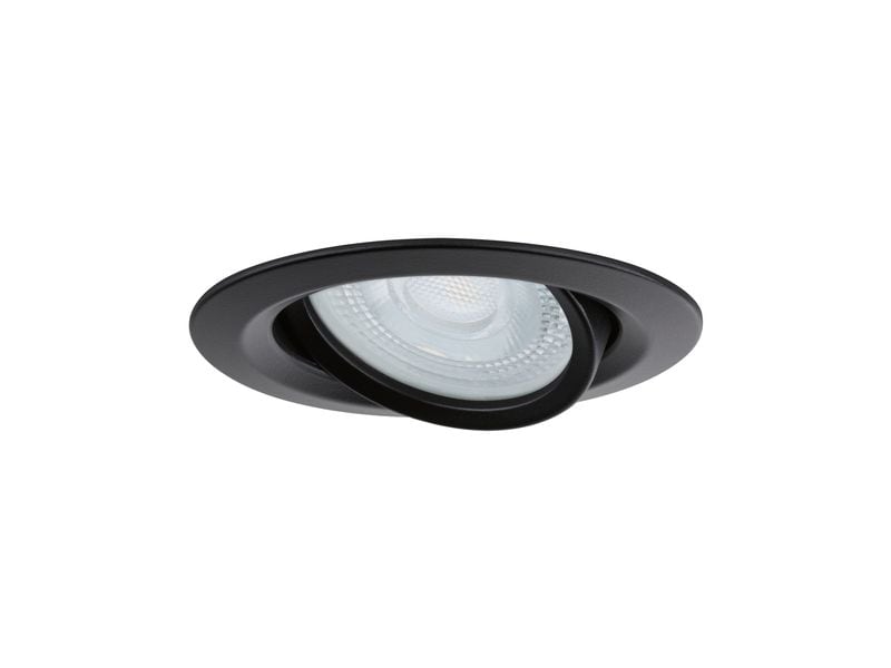 Paulmann Einbauleuchte Nova Plus schwenkbar Schwarz