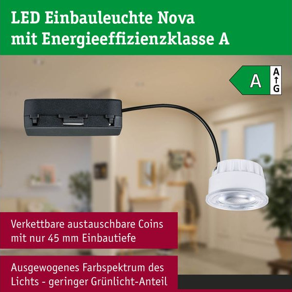 Paulmann Einbauleuchte LED Coin Nova