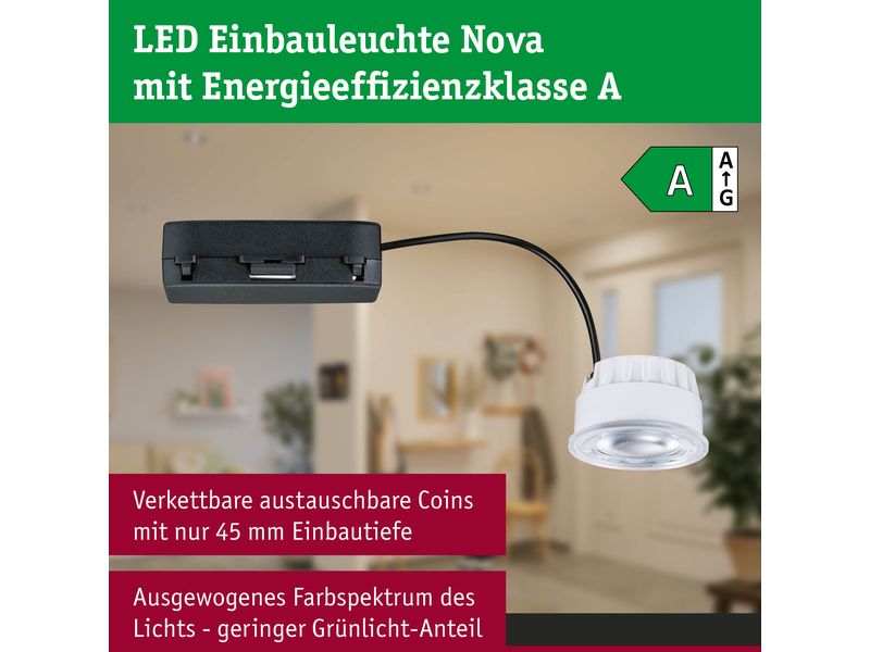 Paulmann Einbauleuchte LED Coin Nova