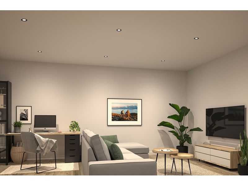 Paulmann Einbauleuchte LED Nova Plus 3-Set Schwarz