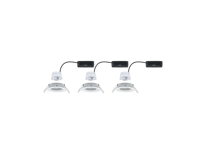 Paulmann Einbauleuchte LED Nova Plus 3-Set Weiss