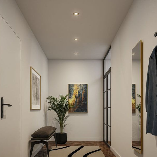 Paulmann Einbauleuchte LED Nova Coin 3-Set Gold