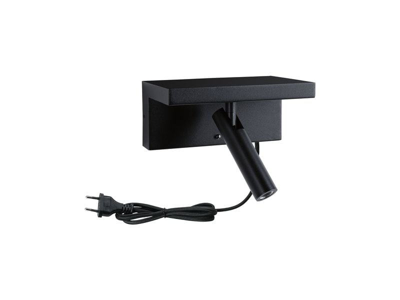 Paulmann Wandleuchte 3-Step-Dim Jerik USB C Schwarz