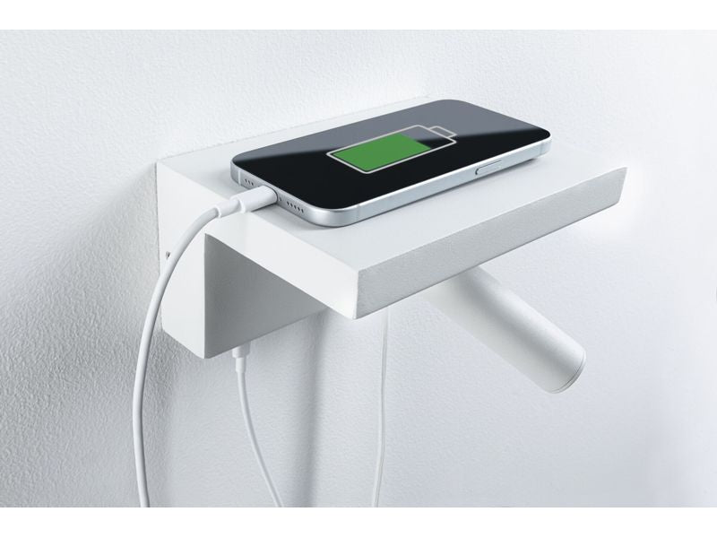 Paulmann Wandleuchte 3-Step-Dim Jerik USB C Weiss