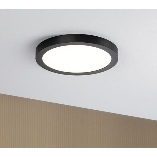 Paulmann LED Panel Abia rund 300 mm Schwarz
