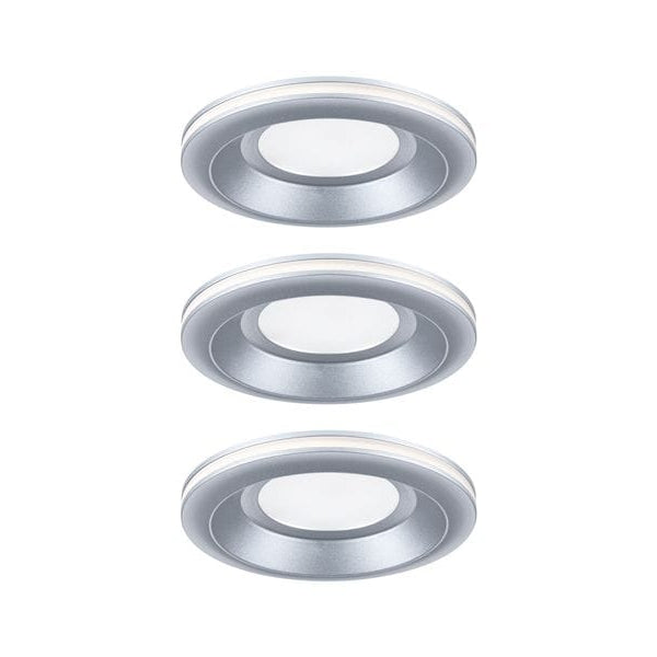 Paulmann Einbauleuchte LED Sormus 3er-Set Chrom