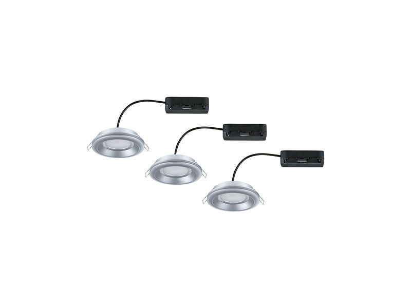 Paulmann Einbauleuchte LED Sormus 3er-Set Chrom