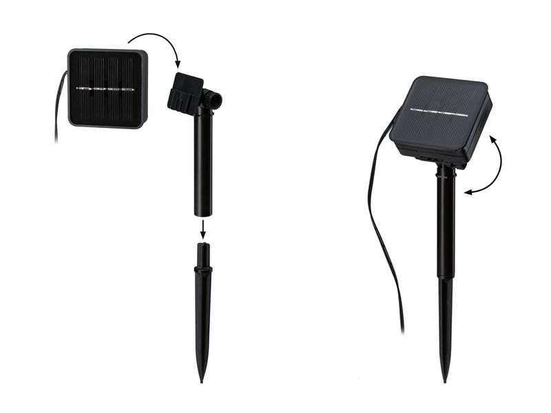 Paulmann LED Stripe Solar 3 m Dämmerungssensor und Akku