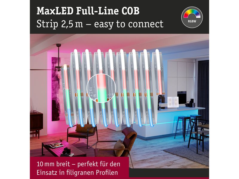 Paulmann MaxLED 500 LED Strip Full-Line COB 2.5 m