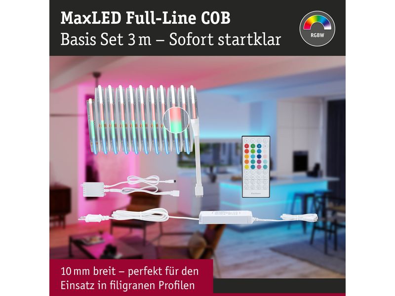 Paulmann MaxLED 500 LED Strip Full-Line COB 3 m