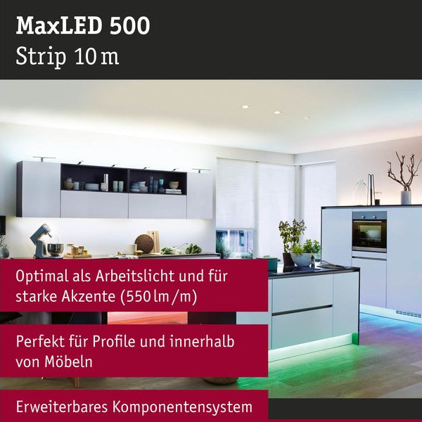 Paulmann MaxLED 500 LED Strip RGBW inkl. Adapterkabel 10 m