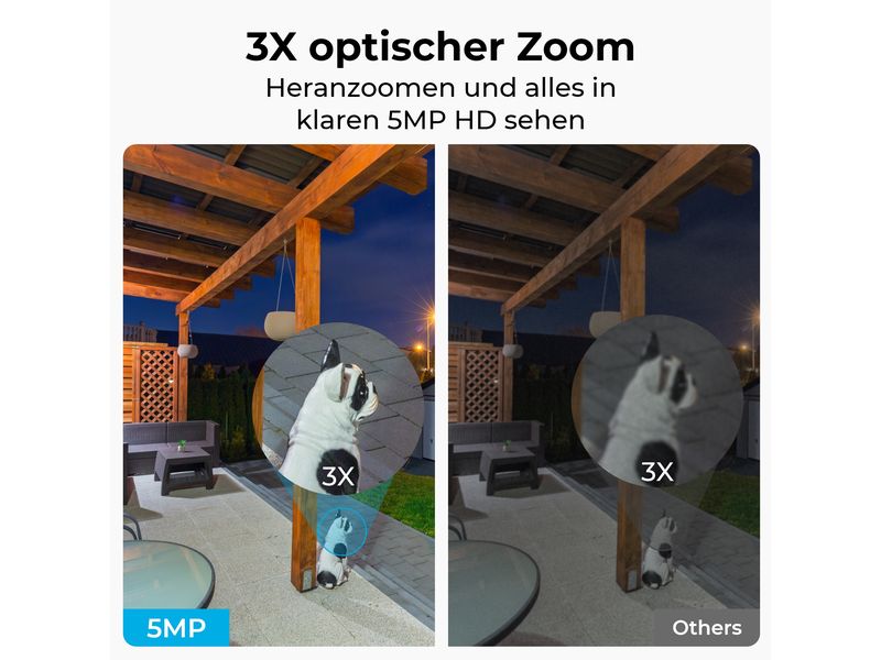 Reolink Netzwerkkamera E540 2K+, Schwarz