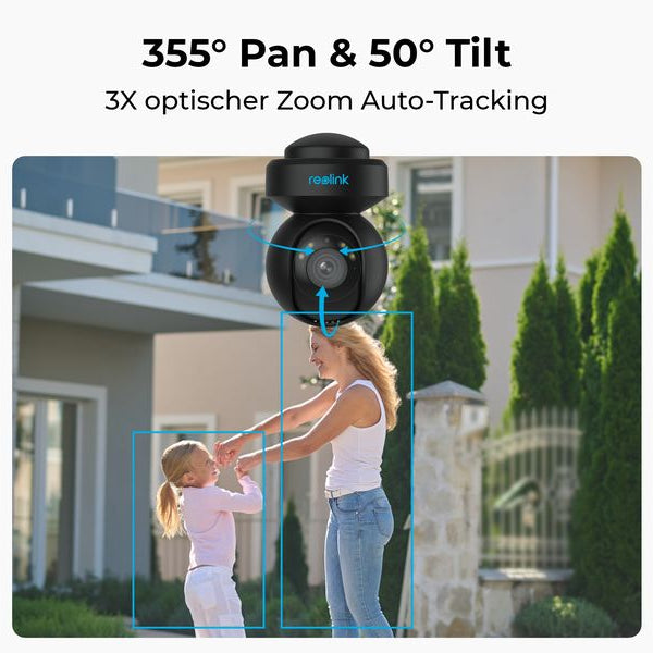 Reolink Netzwerkkamera E540 2K+, Schwarz