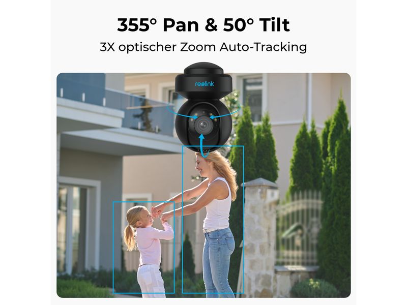 Reolink Netzwerkkamera E540 2K+, Schwarz
