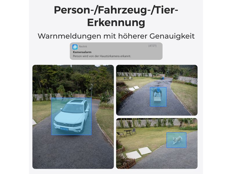 Reolink Netzwerkkamera E540 2K+, Schwarz