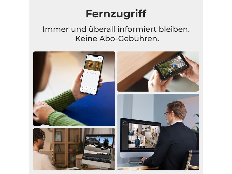 Reolink Netzwerkkamera E540 2K+, Schwarz