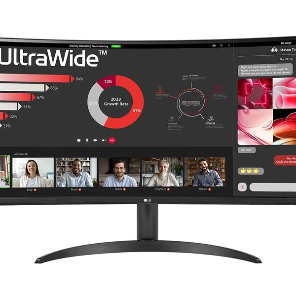 LG Monitor 34WR50QK-B