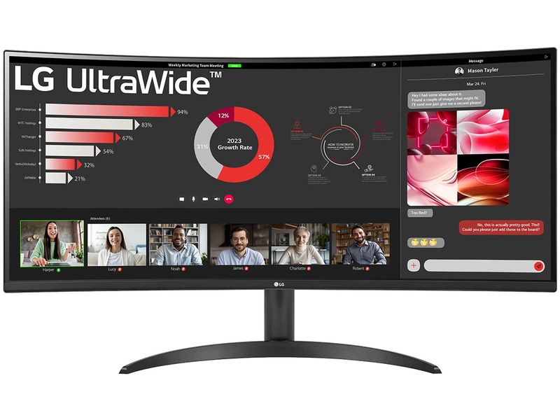 LG Monitor 34WR50QK-B
