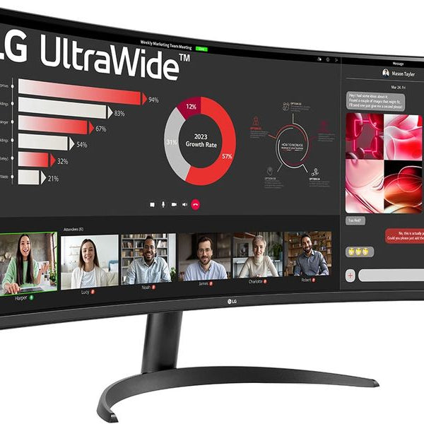 LG Monitor 34WR50QK-B