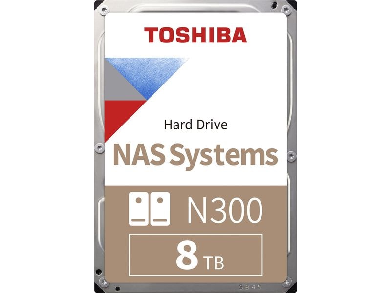 Toshiba Harddisk N300 3.5" SATA 8 TB