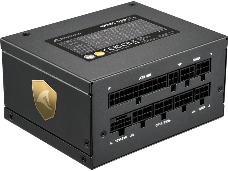 Sharkoon Netzteil Rebel P20 Platinum SFX 1000 W