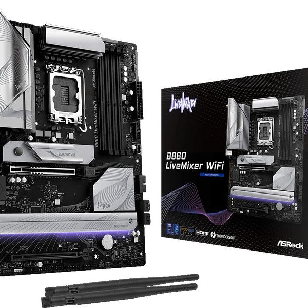 ASRock Mainboard B860 LiveMixer WiFi
