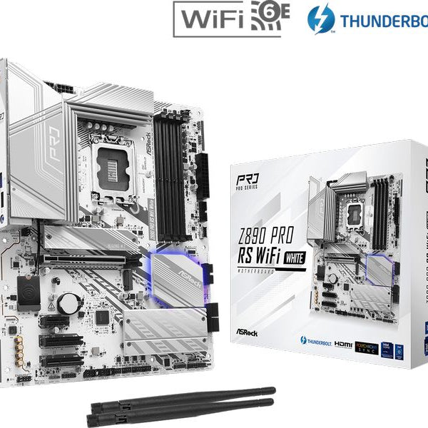 ASRock Mainboard Z890 Pro RS WiFi White
