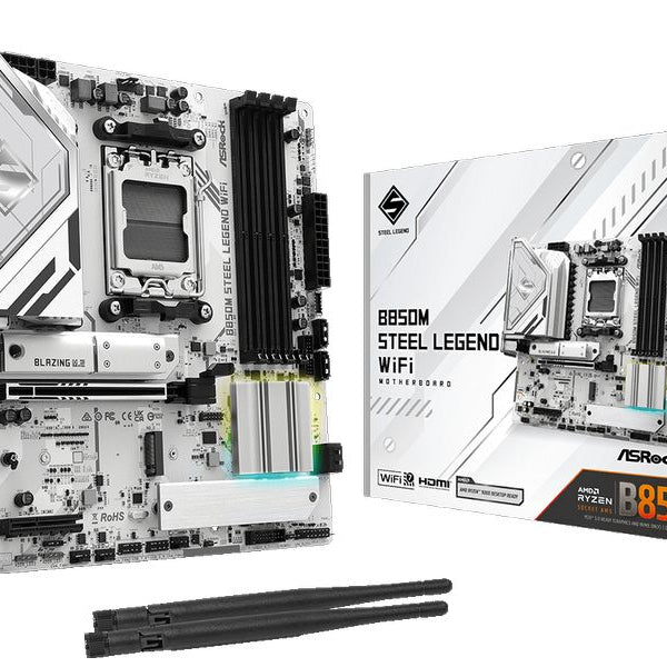 ASRock Mainboard B850M Steel Legend WiFi