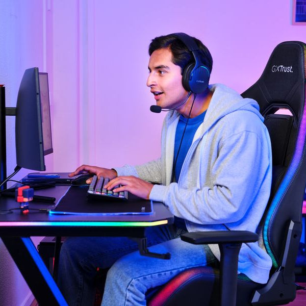 Trust Gaming-Stuhl GXT 719 Ruya Pro RGB Schwarz