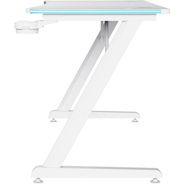 Trust Gaming Tisch GXT 709W Luminus RGB Weiss