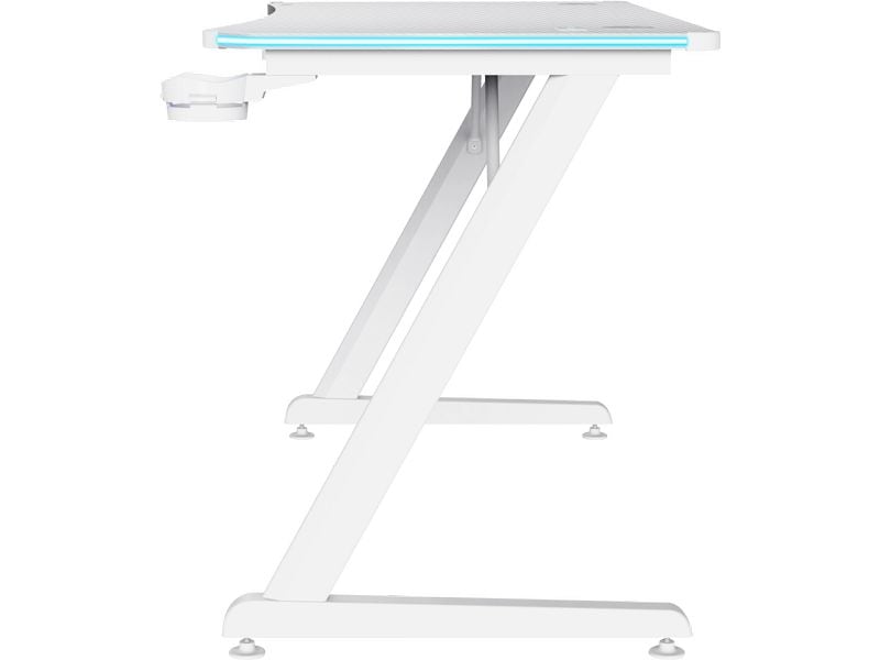 Trust Gaming Tisch GXT 709W Luminus RGB Weiss