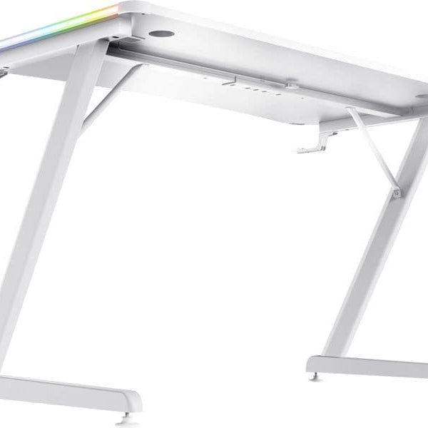 Trust Gaming Tisch GXT 709W Luminus RGB Weiss