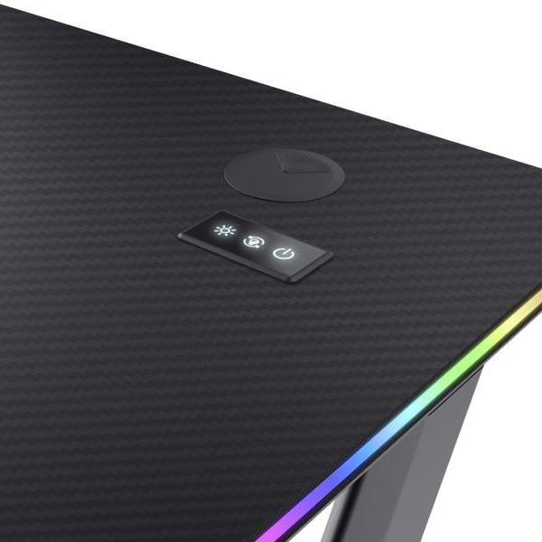 Trust Gaming Tisch GXT 709 Luminus RGB Schwarz